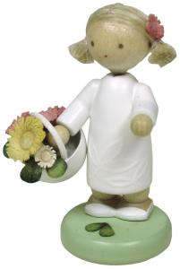 Flade Mädchen mit Blütenkorb  (Flade 5606) Mädchen mit Blütenkorb